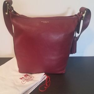 Coach Duffle Handbag in Raspberry